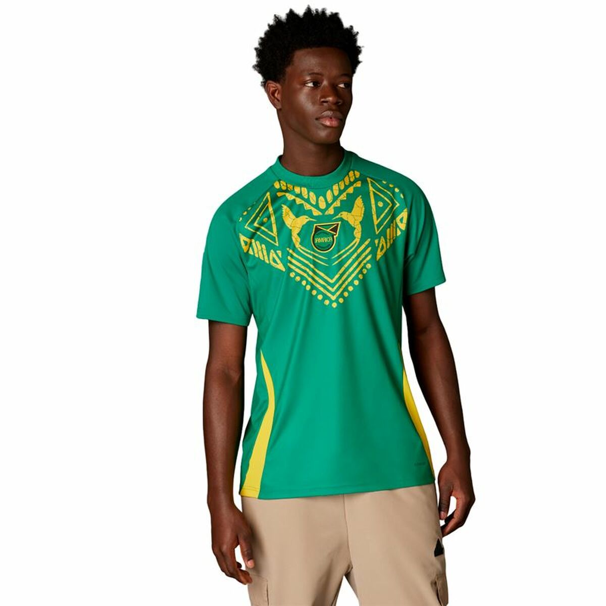 Ποδοσφαιρική Φανέλα Adidas Jamaica 2024 Pre Match Πράσινο