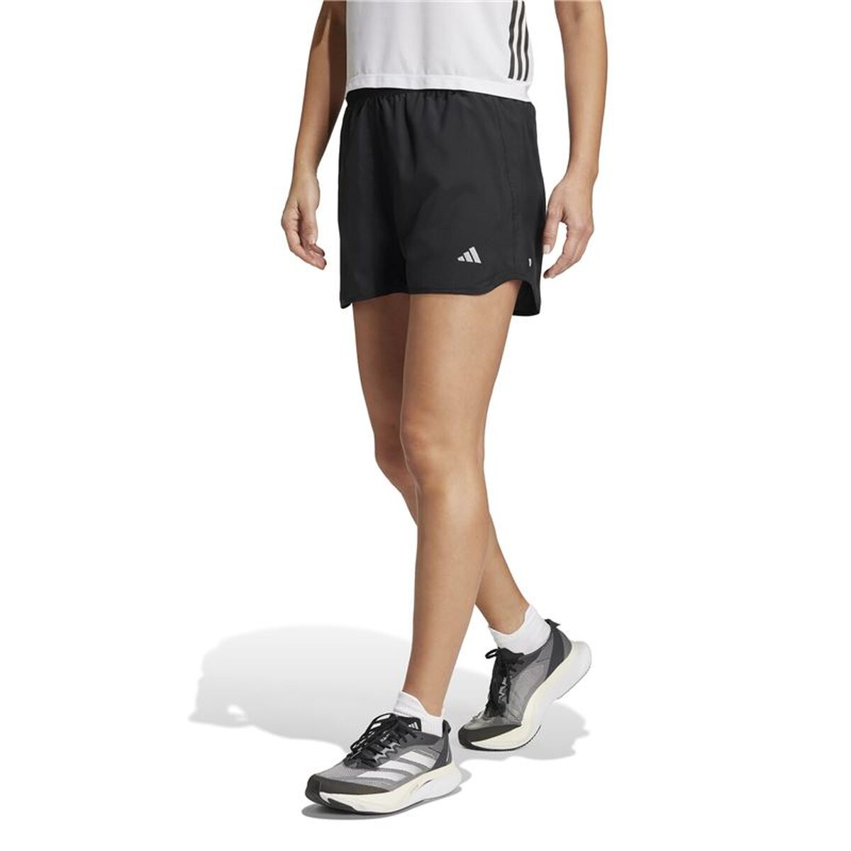 Γυναικεία Αθλητικά Σορτς Adidas Run It Short Μαύρο
