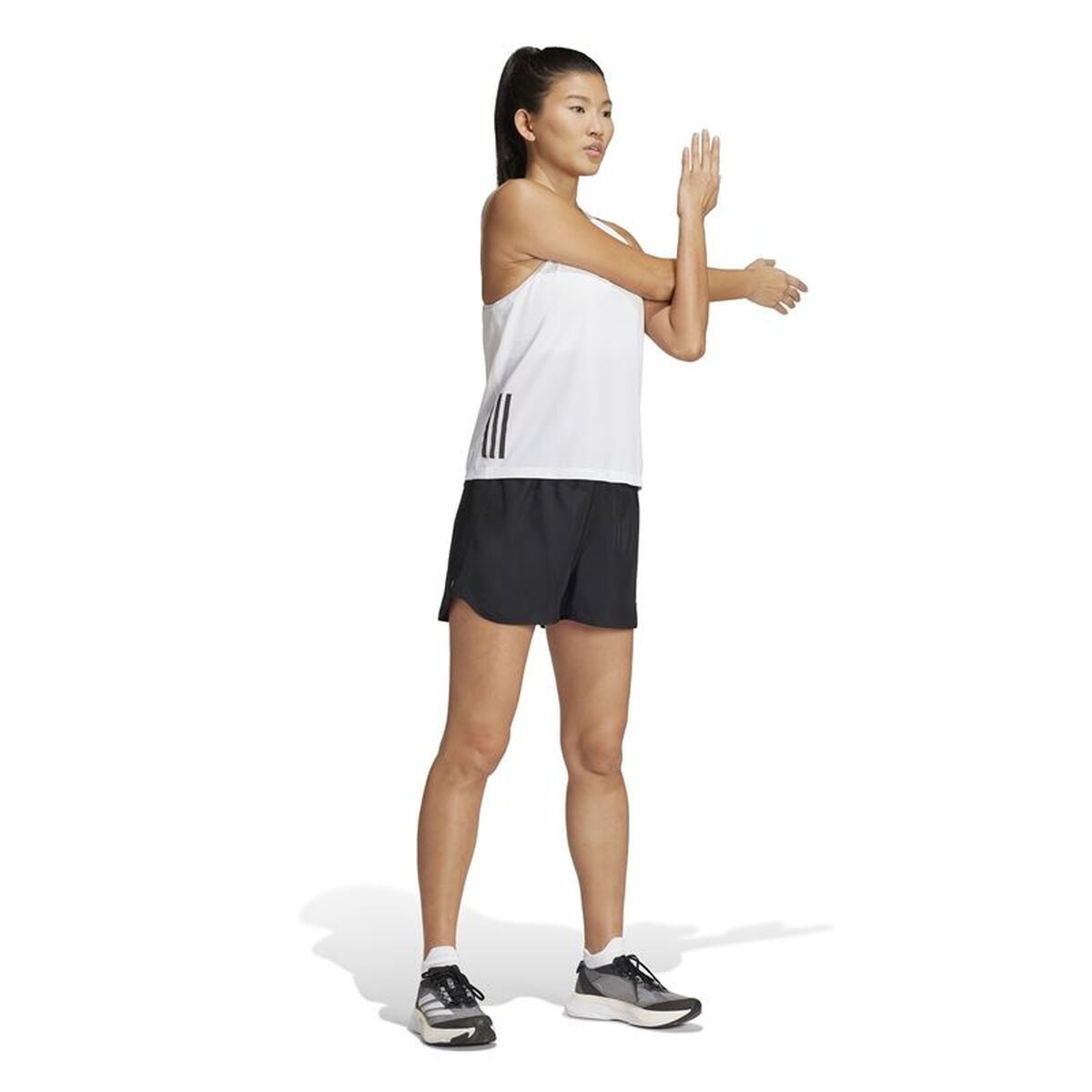 Γυναικεία Αθλητικά Σορτς Adidas Run It Short Μαύρο