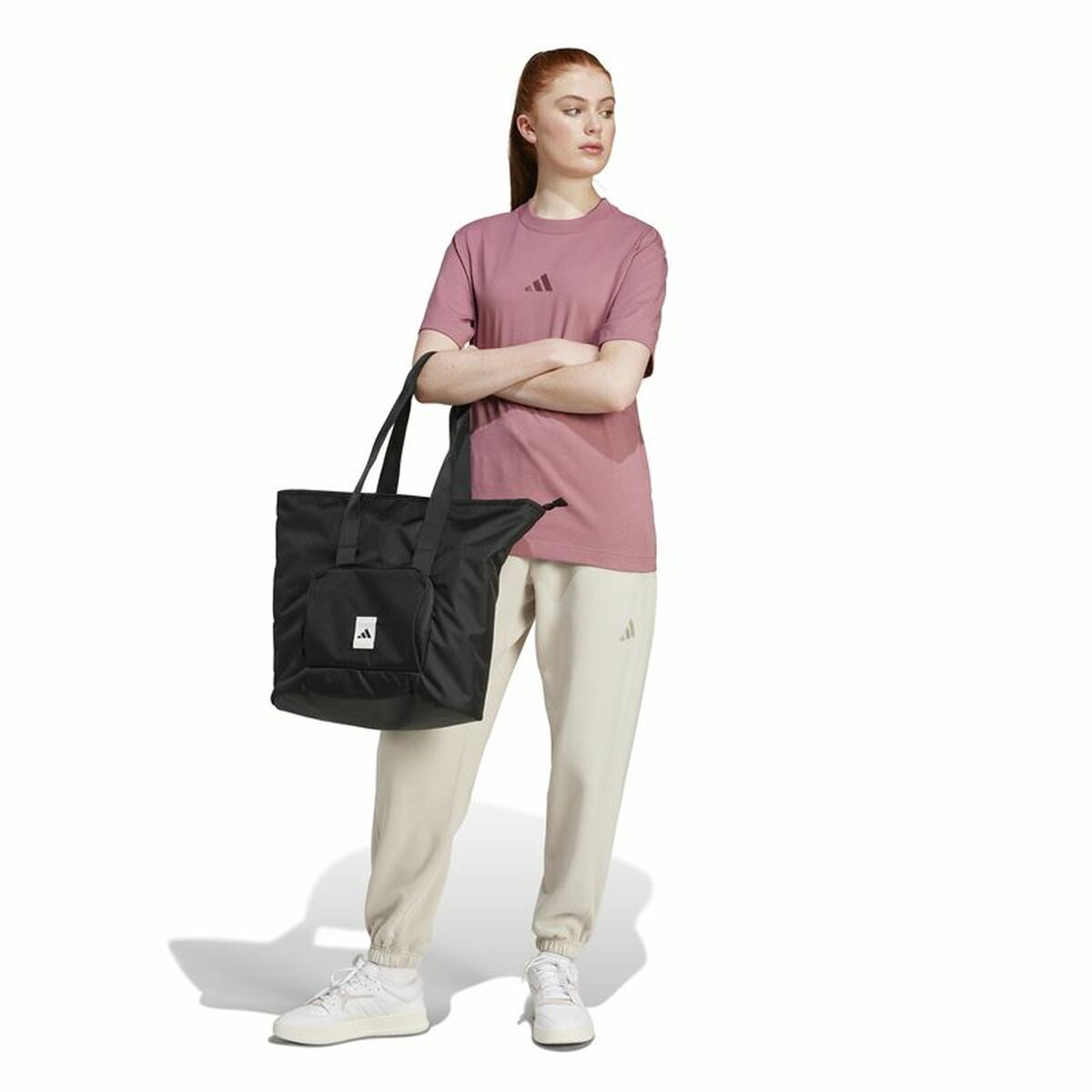 Γυναικεία Μπλούζα με Κοντό Μανίκι Adidas All Szn Loose Ροζ