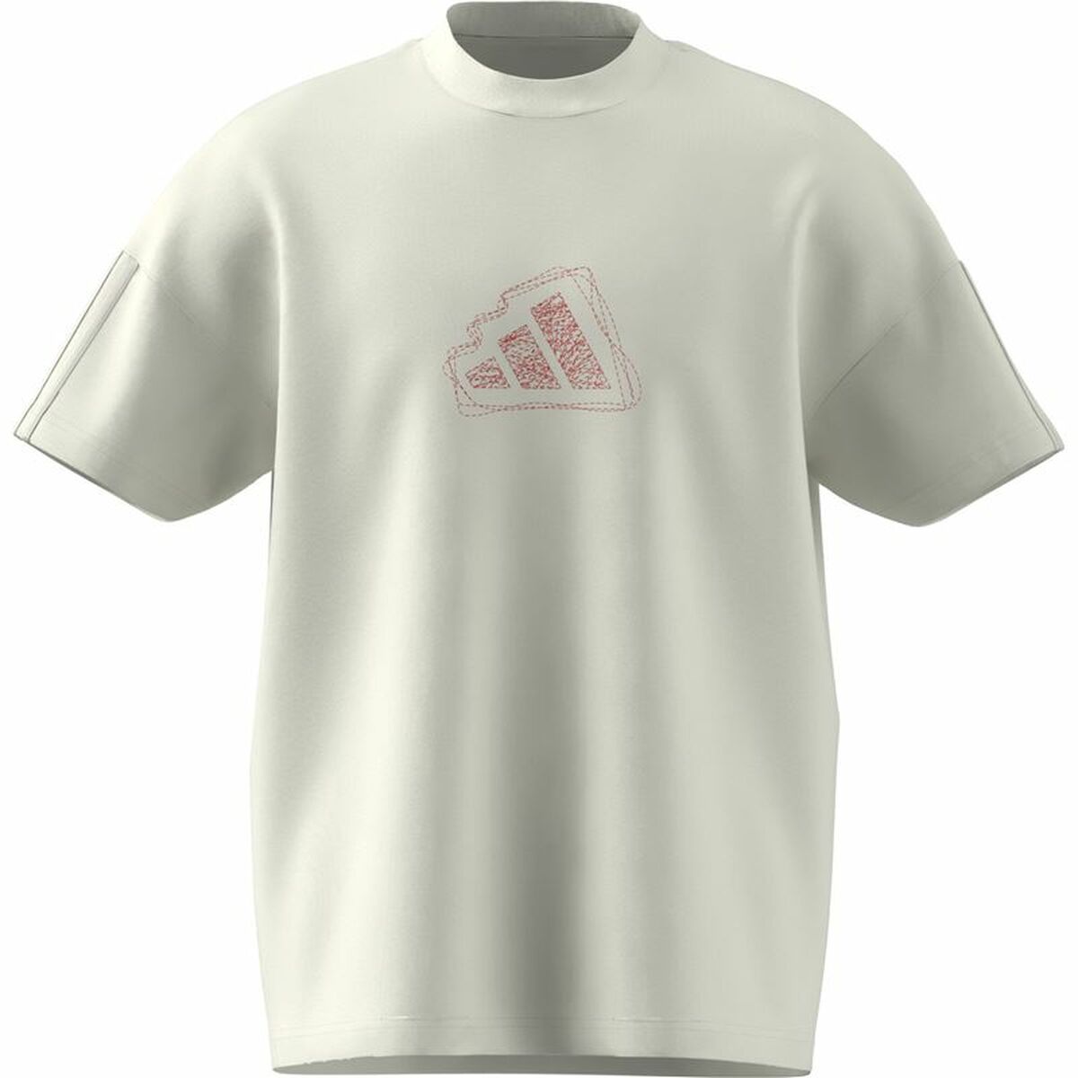 Ανδρική Μπλούζα με Κοντό Μανίκι Adidas All Szn Graphic Seasonal Λευκό