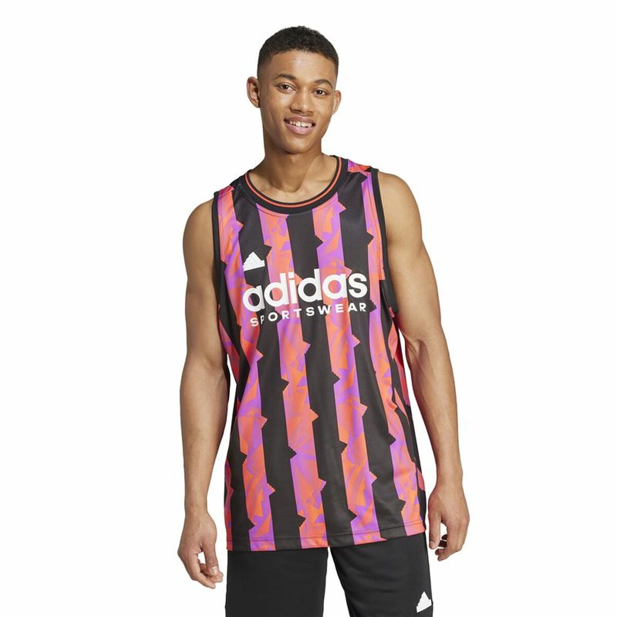 Αμάνικο Ανδρικό Mπλουζάκι Adidas House Of Tiro Tank Top Μωβ