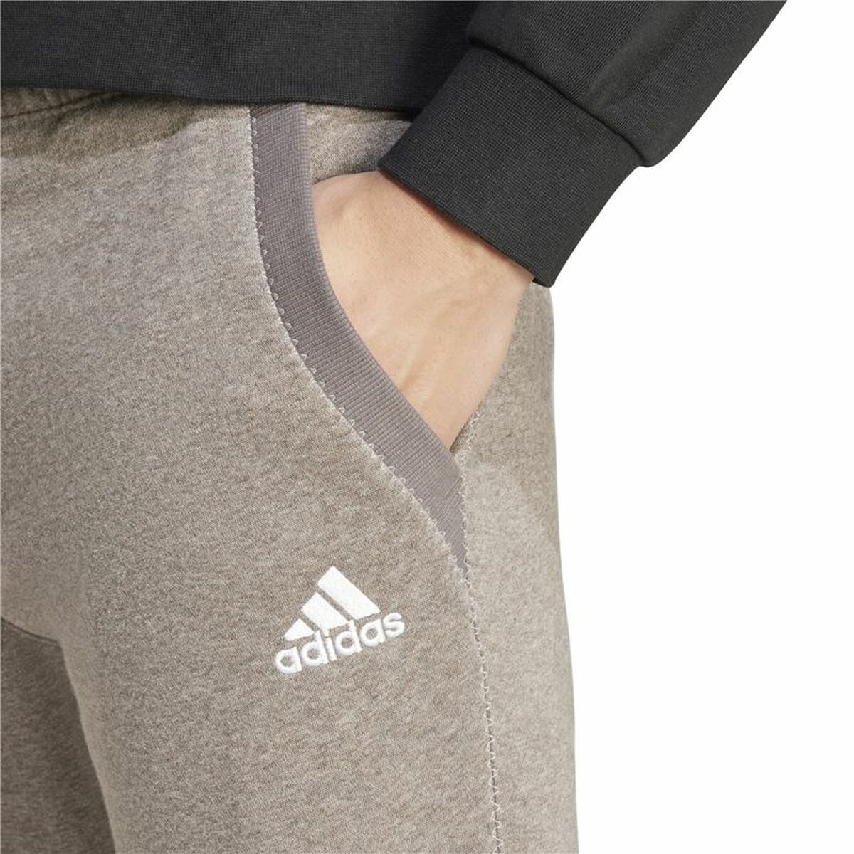 Μακρύ Αθλητικό Παντελόνι Adidas Seasonal Essentials Melange Μπεζ Άντρες