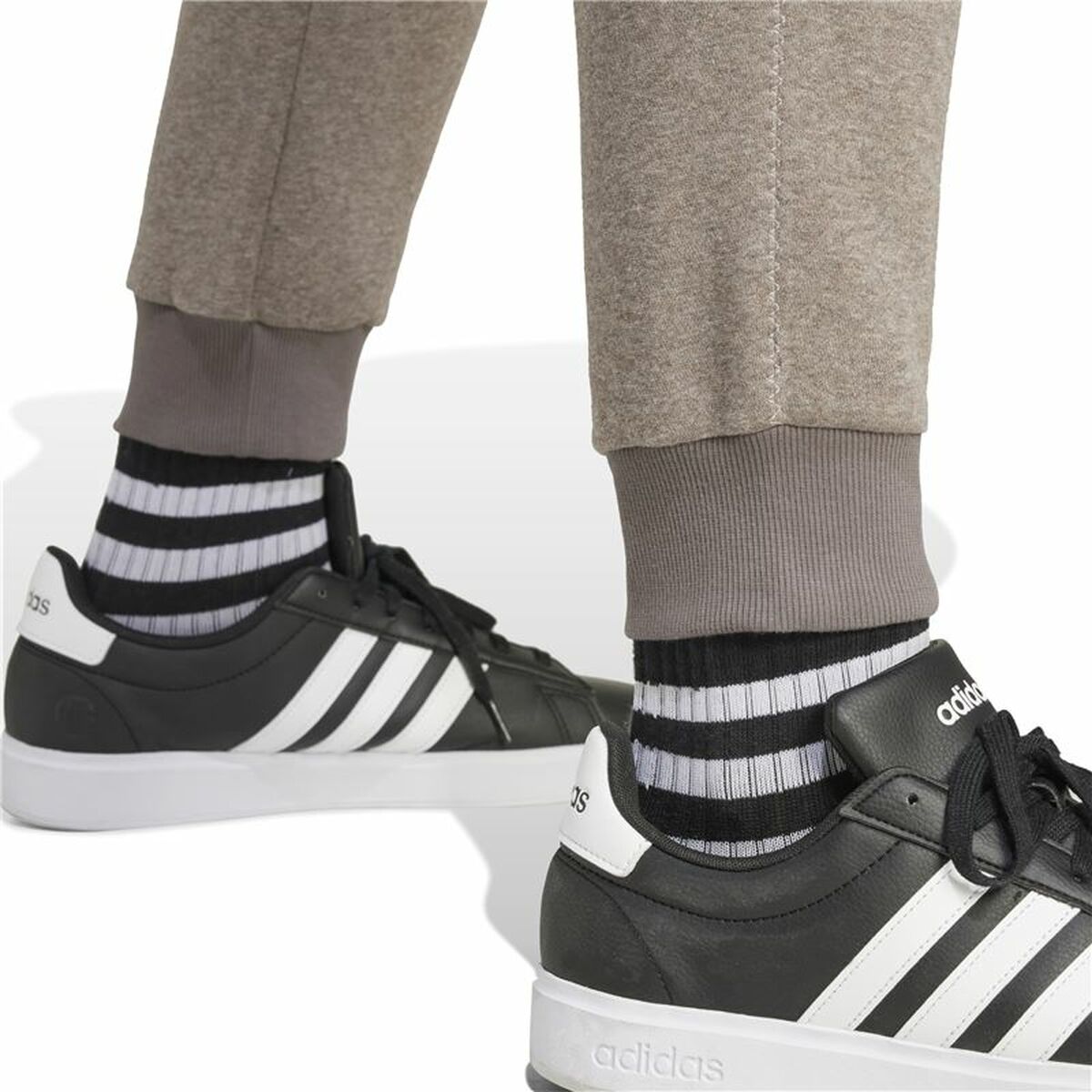 Μακρύ Αθλητικό Παντελόνι Adidas Seasonal Essentials Melange Μπεζ Άντρες