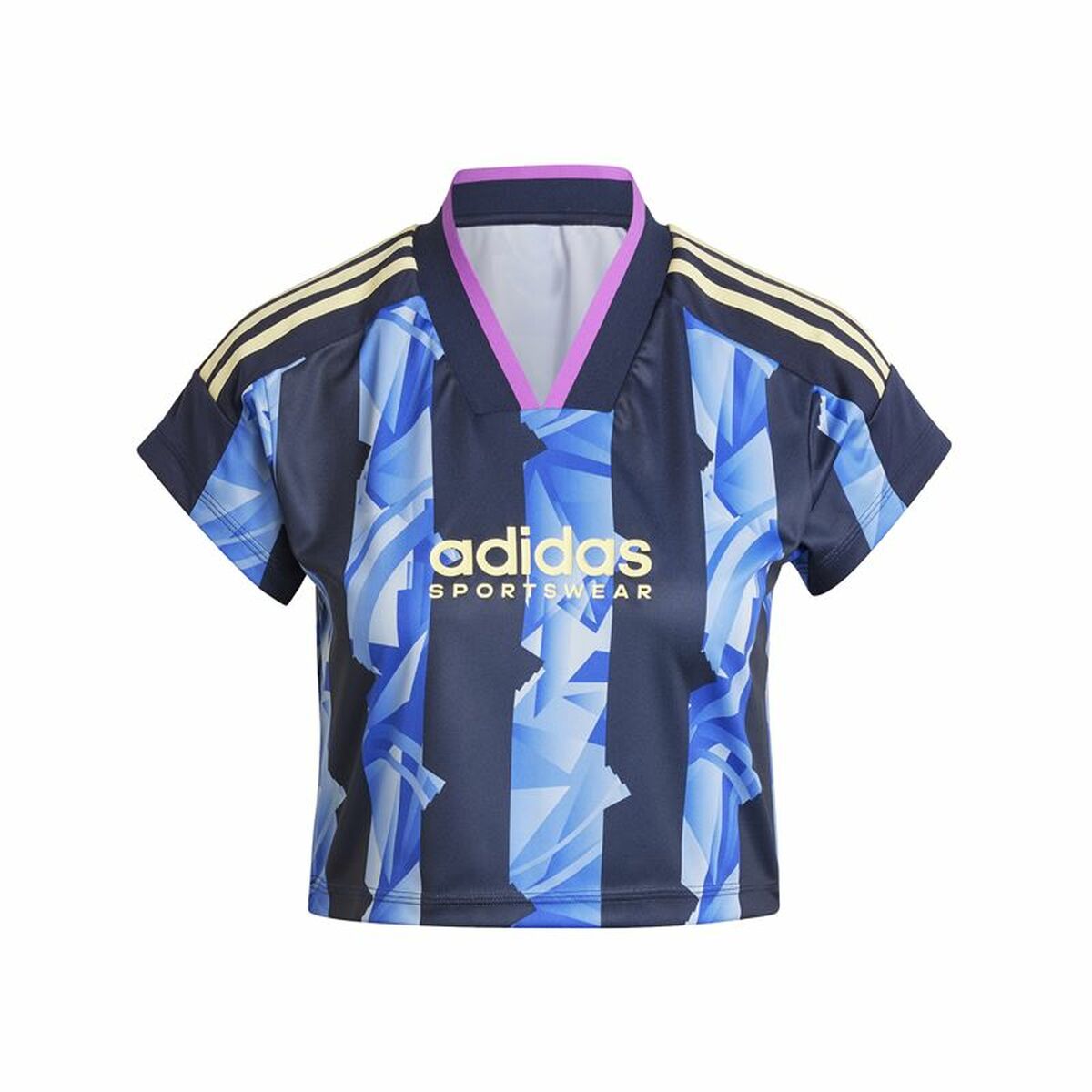 Γυναικεία Μπλούζα με Κοντό Μανίκι Adidas Tiro Cut Μπλε