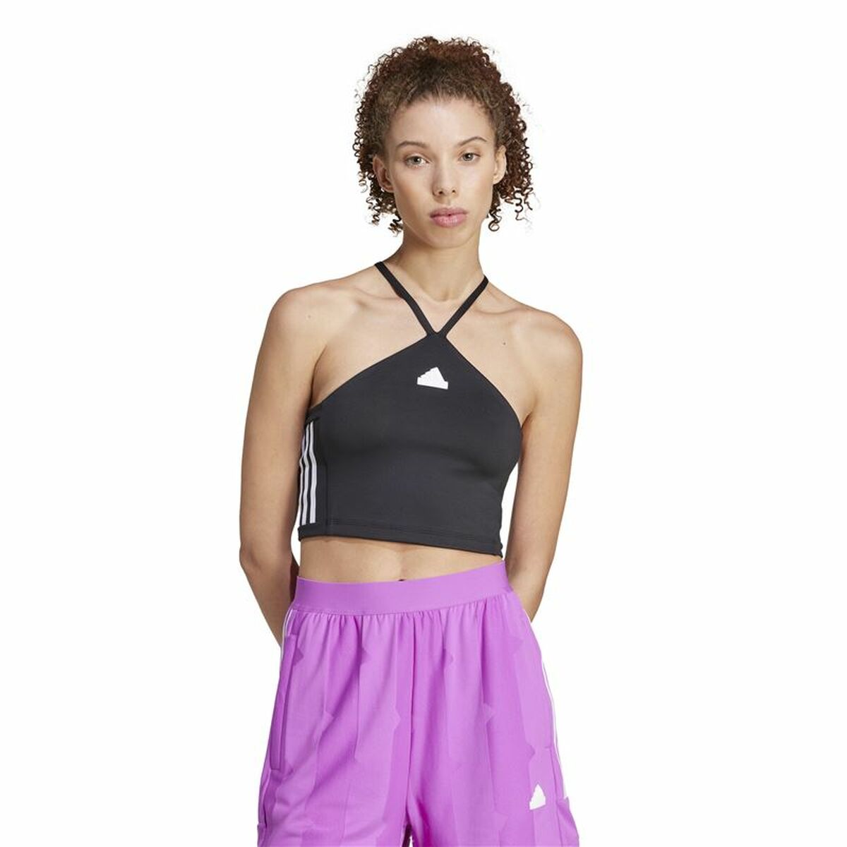 Γυναικεία Tank Top Adidas Summer Triangle Μαύρο