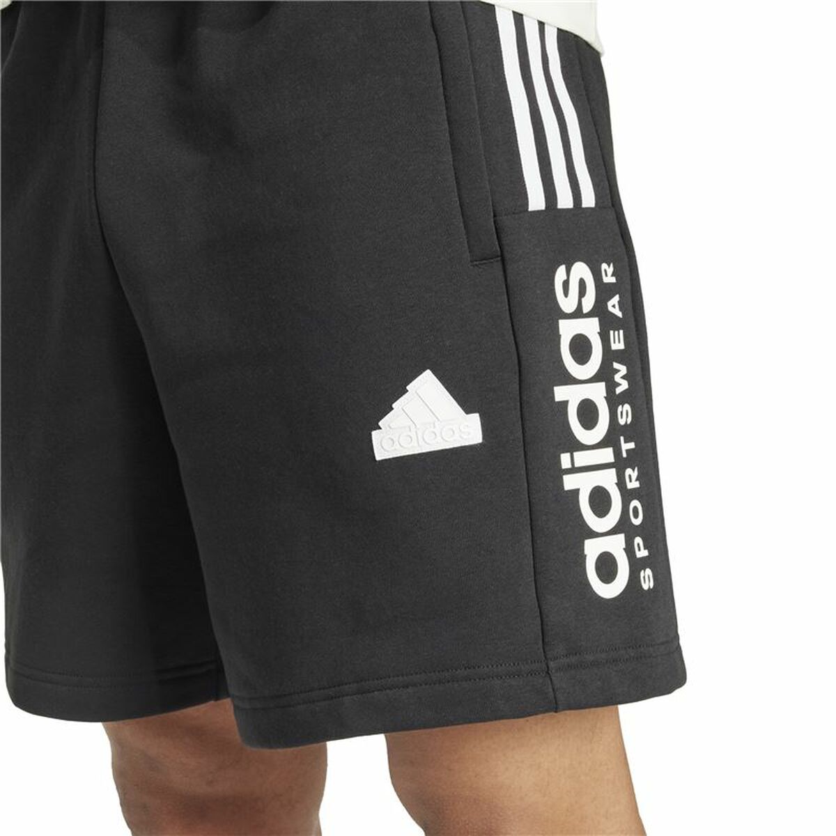 Aθλητικό Σορτς Adidas House Of Tiro Fleece Μαύρο