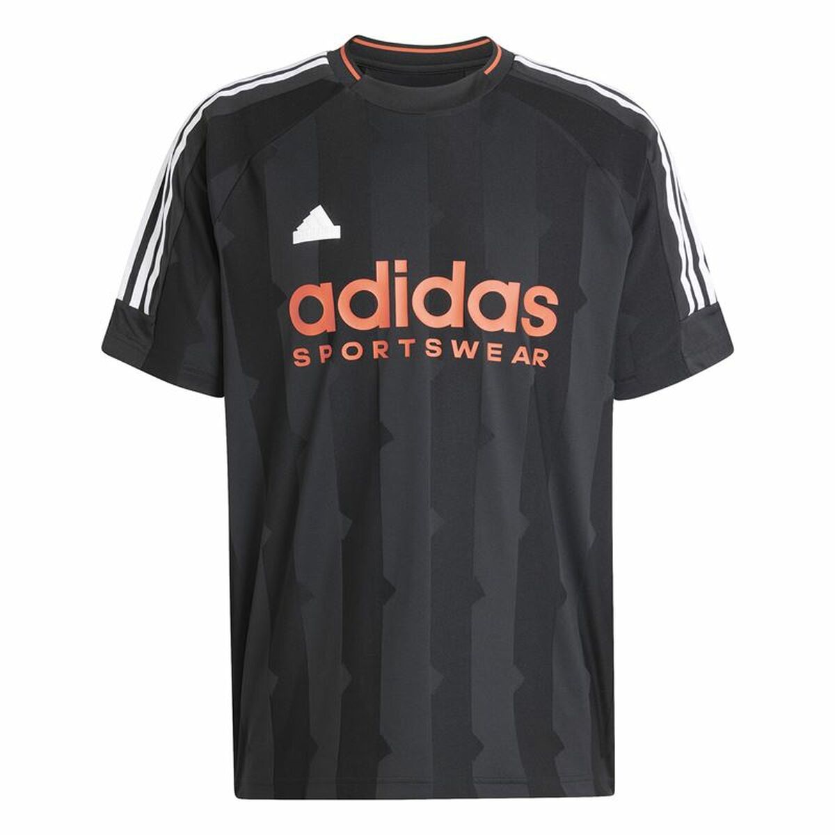 Ανδρική Μπλούζα με Κοντό Μανίκι Adidas House Of Tiro Jacquard Jersey Μαύρο
