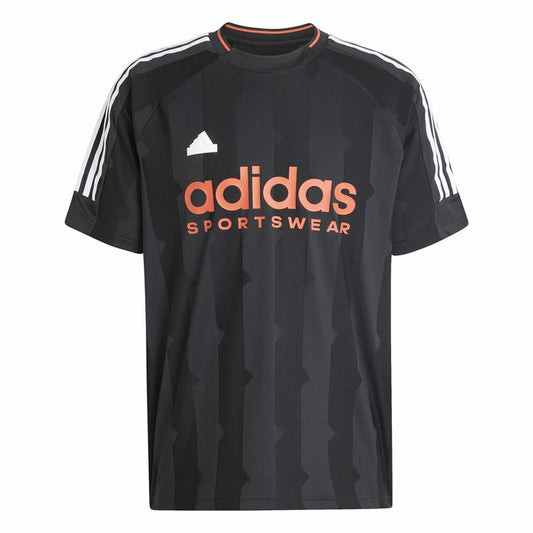 Ανδρική Μπλούζα με Κοντό Μανίκι Adidas House Of Tiro Jacquard Jersey Μαύρο