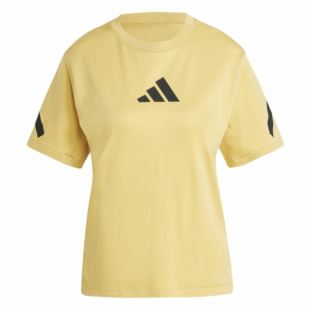 Γυναικεία Μπλούζα με Κοντό Μανίκι Adidas Z.N.E. Κίτρινο