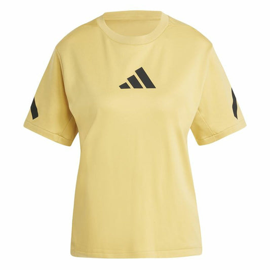Γυναικεία Μπλούζα με Κοντό Μανίκι Adidas Z.N.E. Κίτρινο