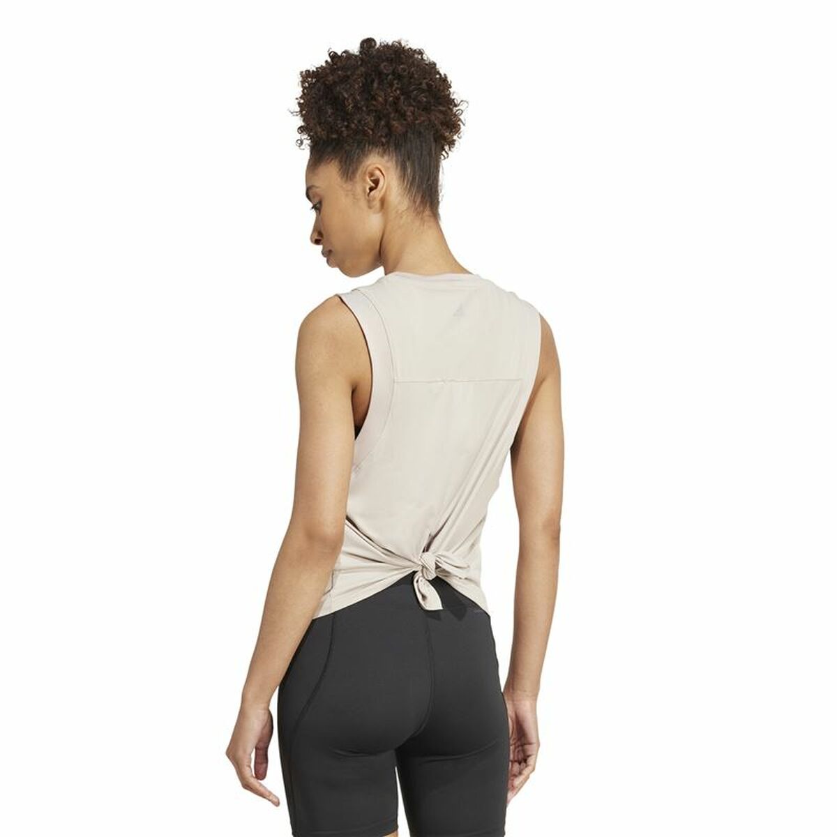 Γυναικεία Tank Top Adidas Studio Μπεζ