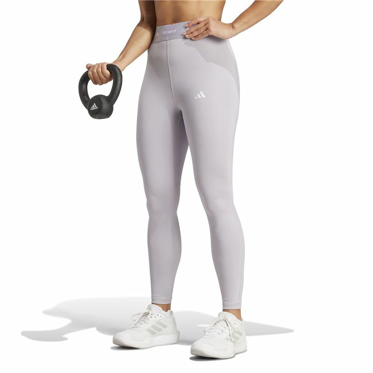 Αθλητικά Γυναικεία Κολάν Adidas Techfit 7/8 Γκρι