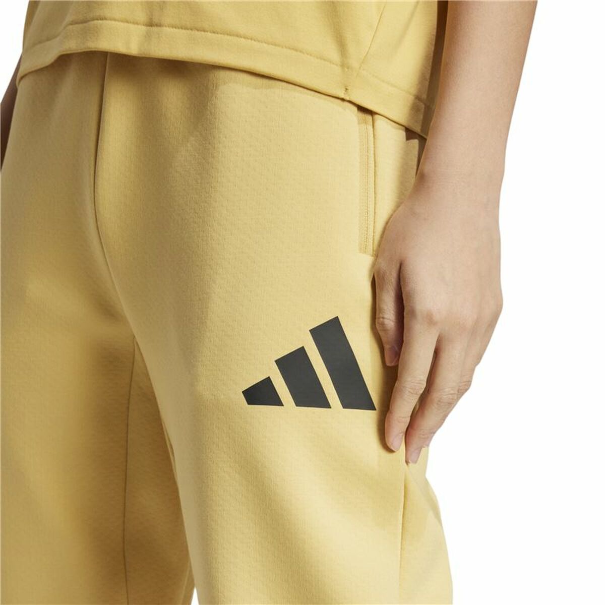 Μακρύ Αθλητικό Παντελόνι Adidas Z.N.E. Κίτρινο Γυναίκα