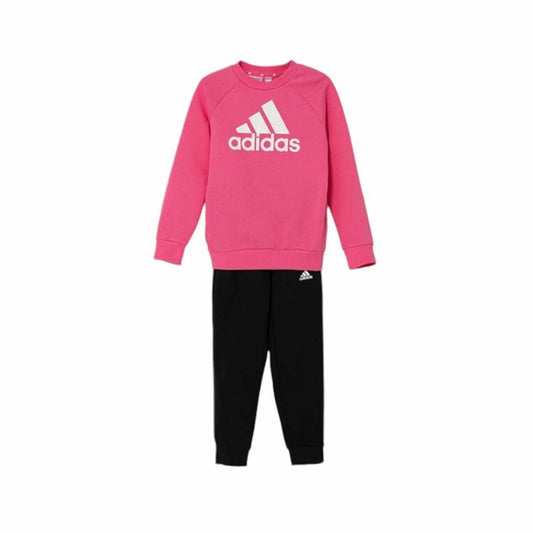 Παιδική Αθλητική Φόρμα Adidas Essentials Μαύρο Πολύχρωμο Ροζ