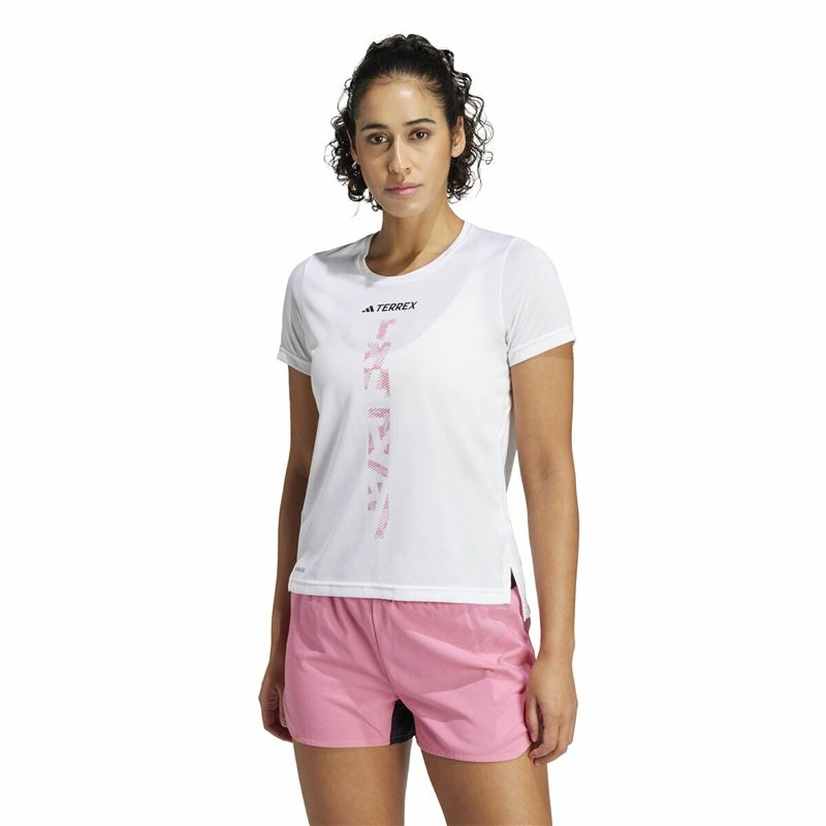 Ανδρική Μπλούζα με Κοντό Μανίκι Adidas Terrex Agravic Λευκό