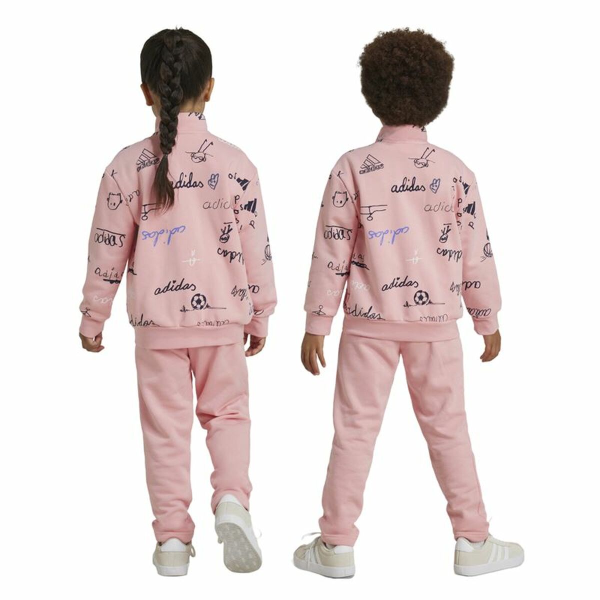 Γυναικεία Αθλητική Φόρμα Adidas Brand Love Little niña Rosa Ροζ