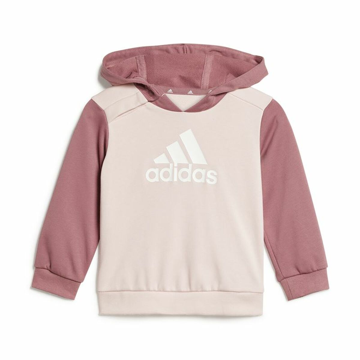 Παιδική Αθλητική Φόρμα Adidas Essentials Colorblock Γκρι Ροζ