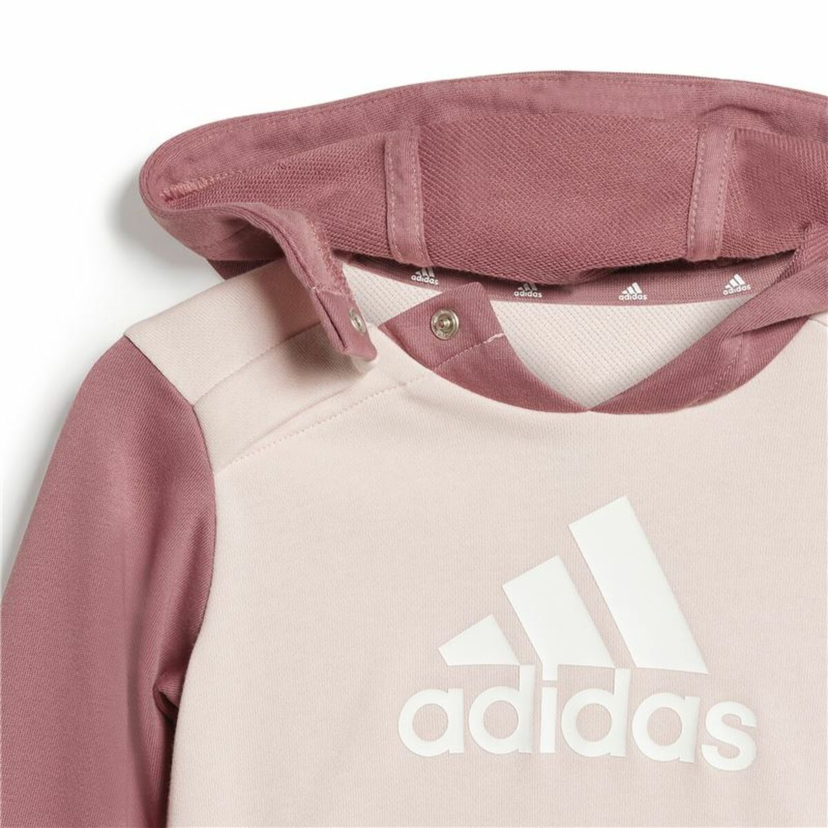Παιδική Αθλητική Φόρμα Adidas Essentials Colorblock Γκρι Ροζ