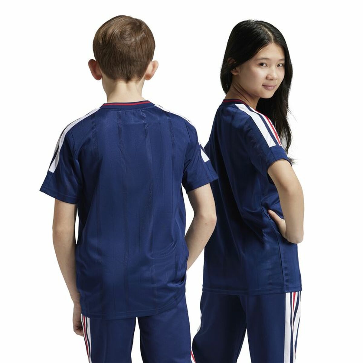 Unisex Μπλούζα με Κοντό Μανίκι Adidas Tiro Nations Pack Μπλε