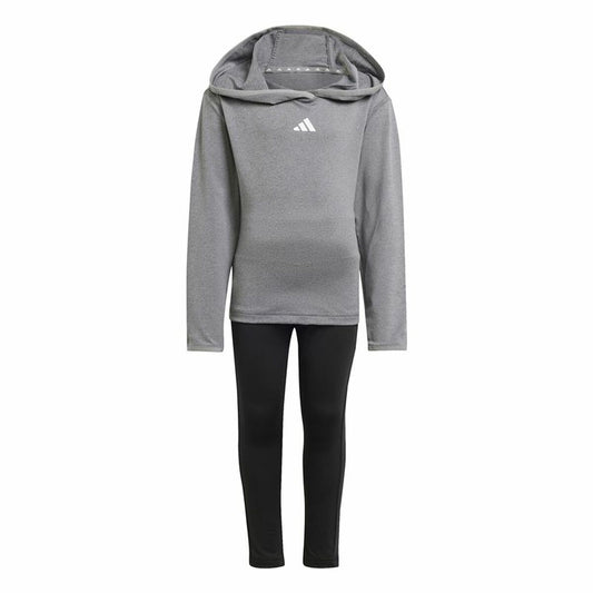 Παιδική Αθλητική Φόρμα Adidas And Little Γκρι Πολύχρωμο