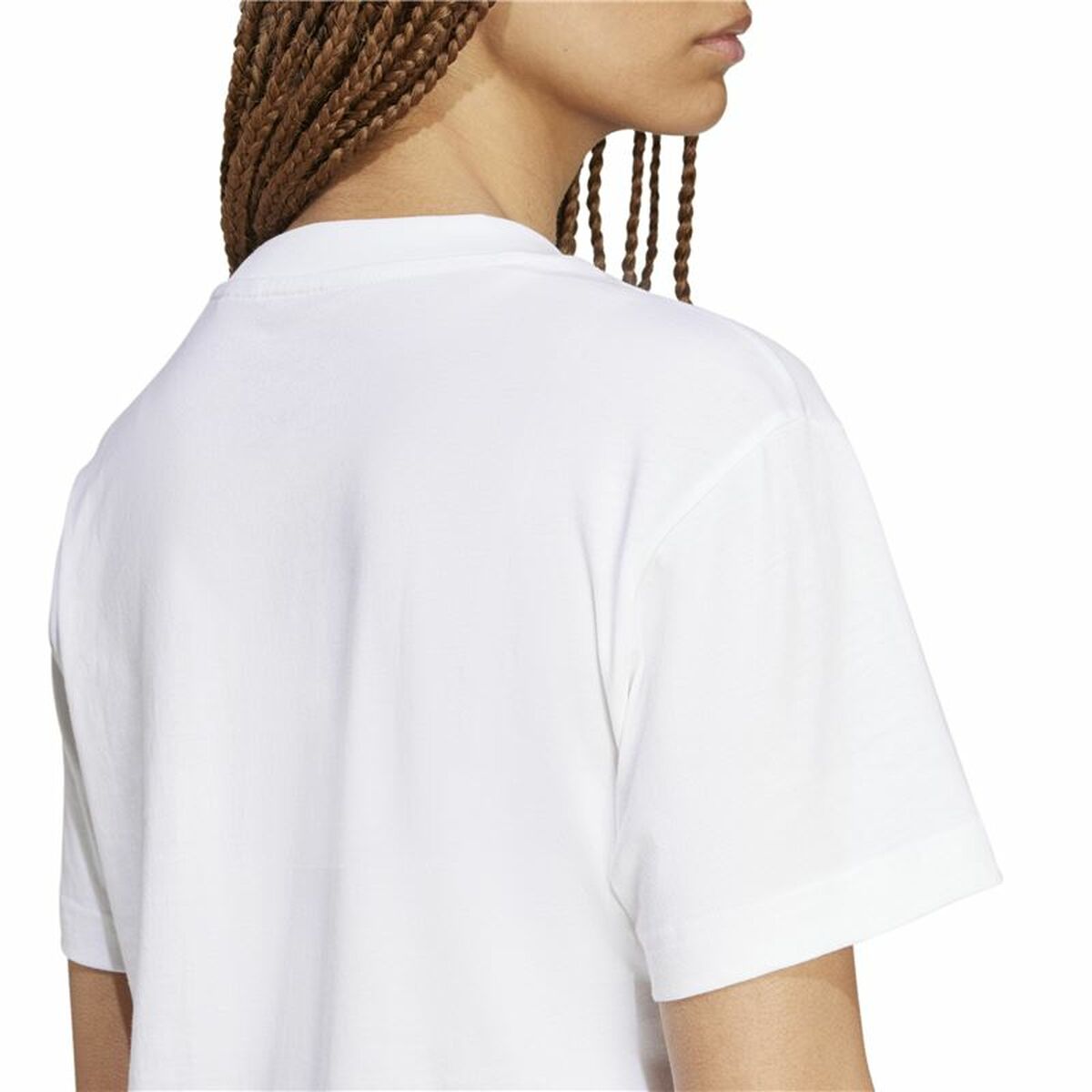 Γυναικεία Μπλούζα με Κοντό Μανίκι Adidas Essentials Λευκό