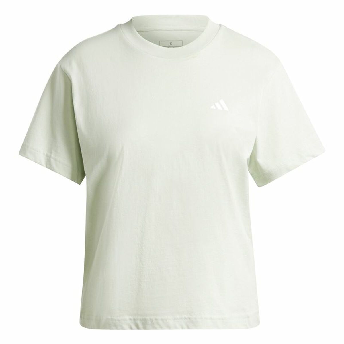 Γυναικεία Μπλούζα με Κοντό Μανίκι Adidas Essentials Small Logo Πράσινο