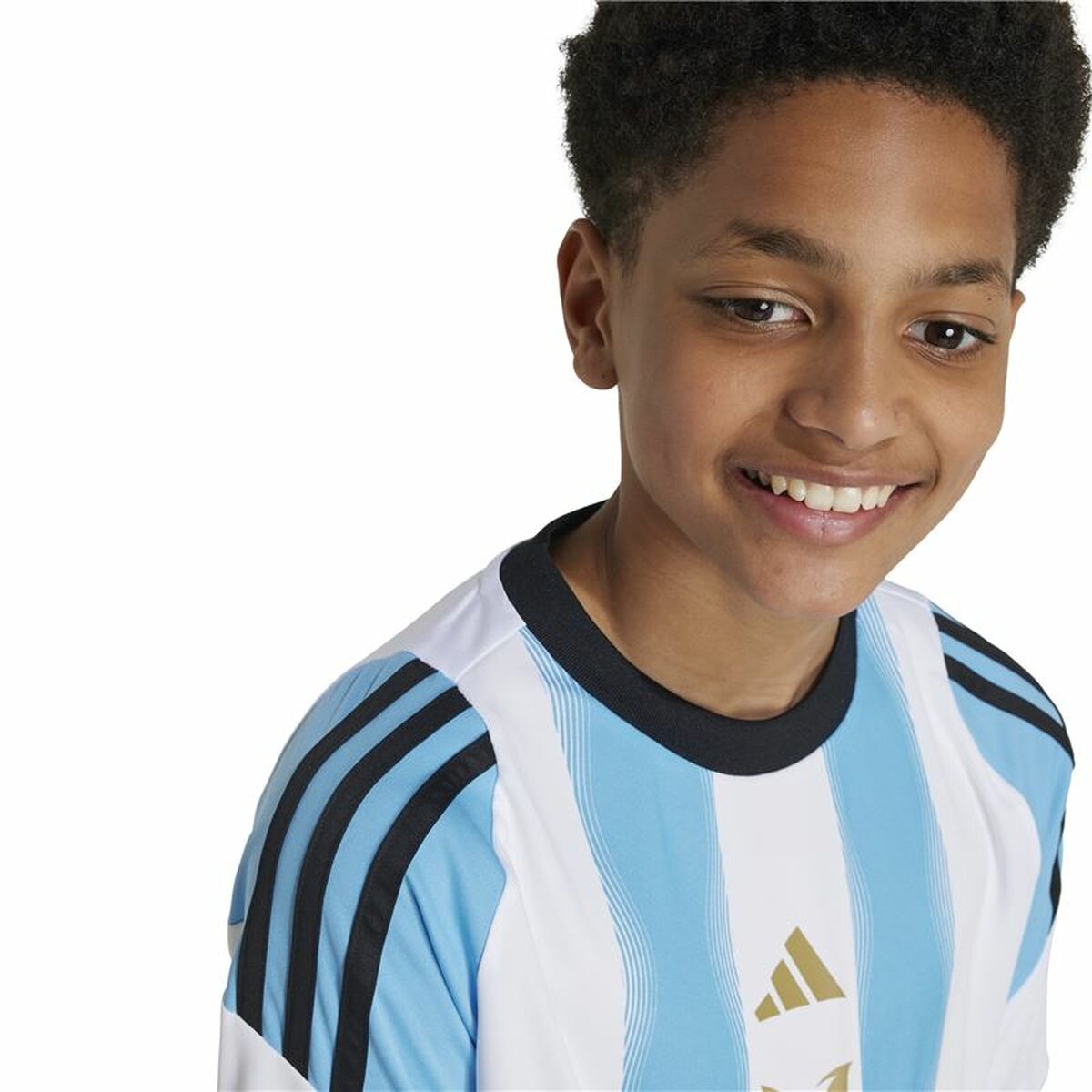 Ποδοσφαιρική Φανέλα Adidas Messi Training Μπλε Λευκό