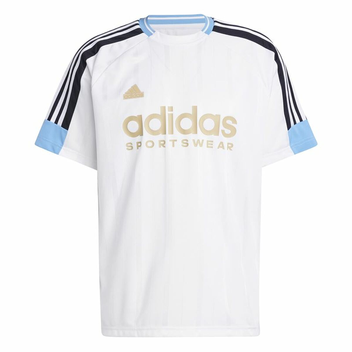 Ανδρική Μπλούζα με Κοντό Μανίκι Adidas Tiro Nations Λευκό