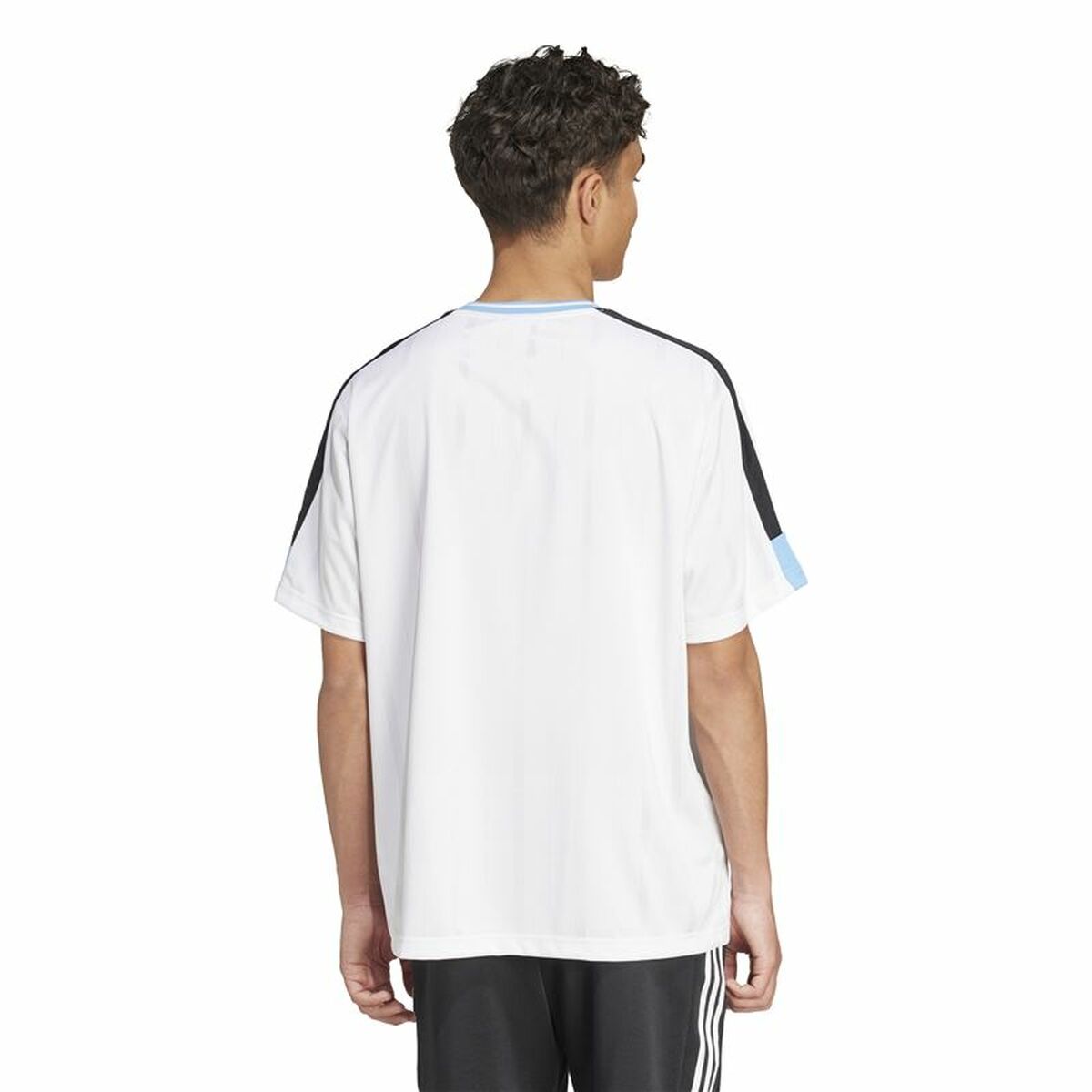 Ανδρική Μπλούζα με Κοντό Μανίκι Adidas Tiro Nations Λευκό
