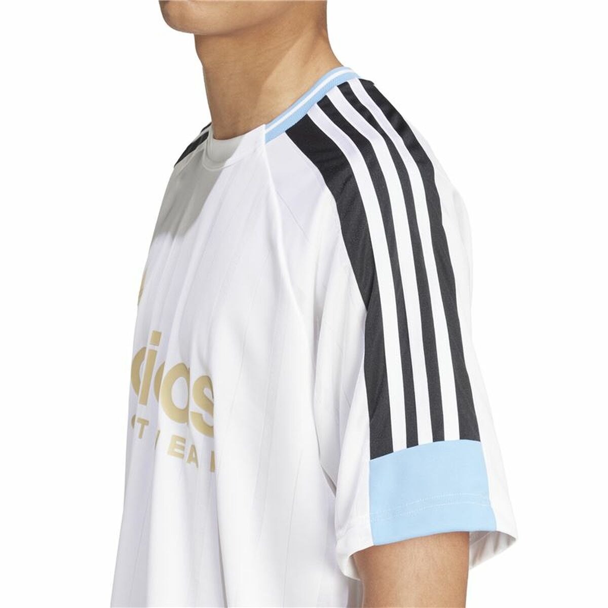 Ανδρική Μπλούζα με Κοντό Μανίκι Adidas Tiro Nations Λευκό