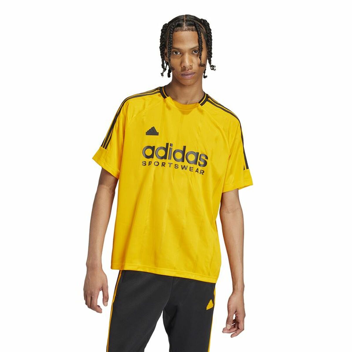 Ανδρική Μπλούζα με Κοντό Μανίκι Adidas Tiro Nations Pack Πορτοκαλί