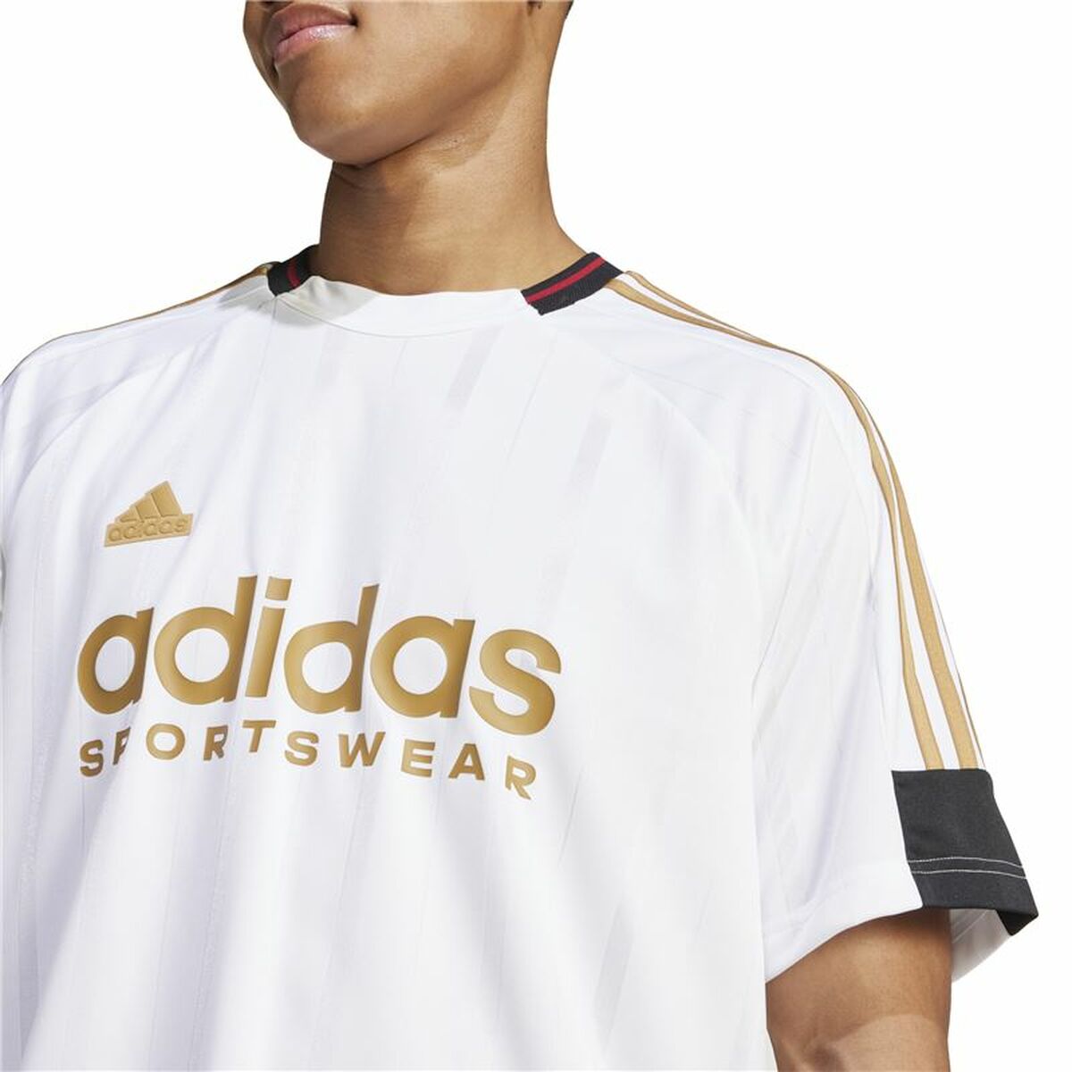 Ανδρική Μπλούζα με Κοντό Μανίκι Adidas House Of Tiro Nations Pack Λευκό