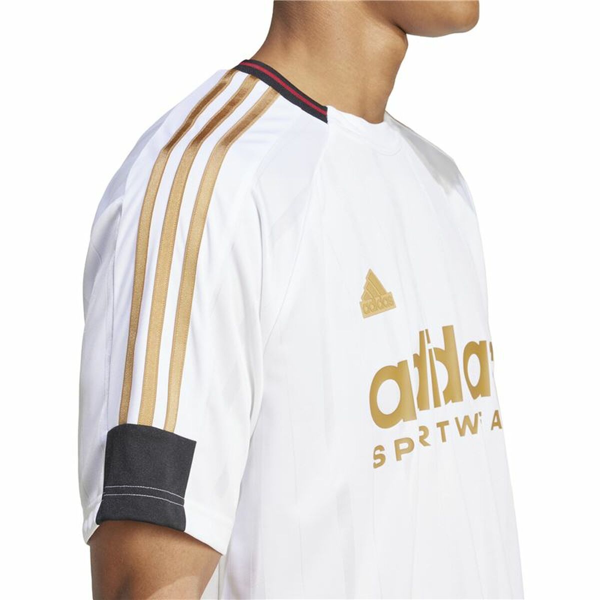 Ανδρική Μπλούζα με Κοντό Μανίκι Adidas House Of Tiro Nations Pack Λευκό