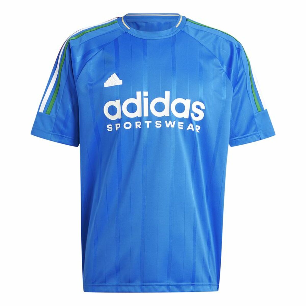 Ανδρική Μπλούζα με Κοντό Μανίκι Adidas Tiro Nations Pack Μπλε Λευκό