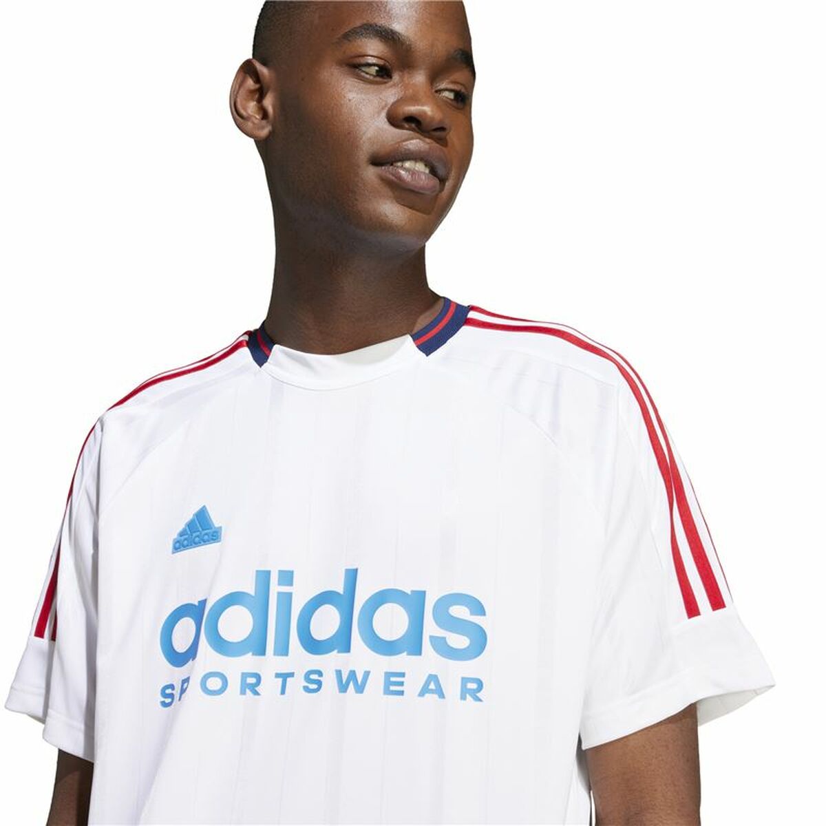 Ανδρική Μπλούζα με Κοντό Μανίκι Adidas Tiro Nations Pack Λευκό