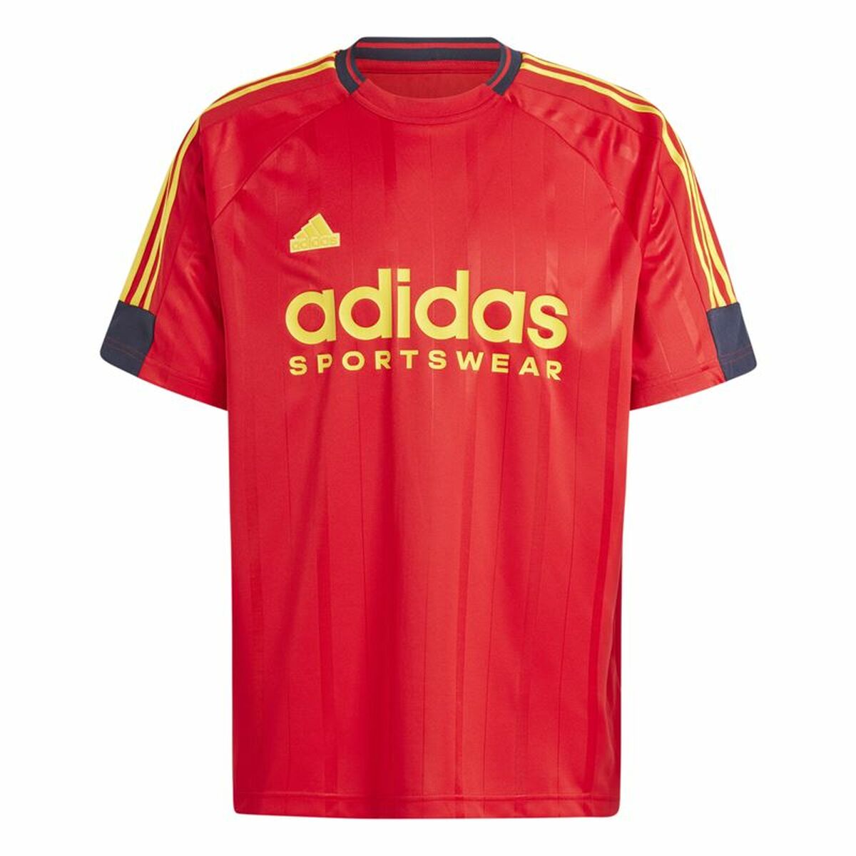 Ανδρική Μπλούζα με Κοντό Μανίκι Adidas Tiro Nations Pack Κόκκινο