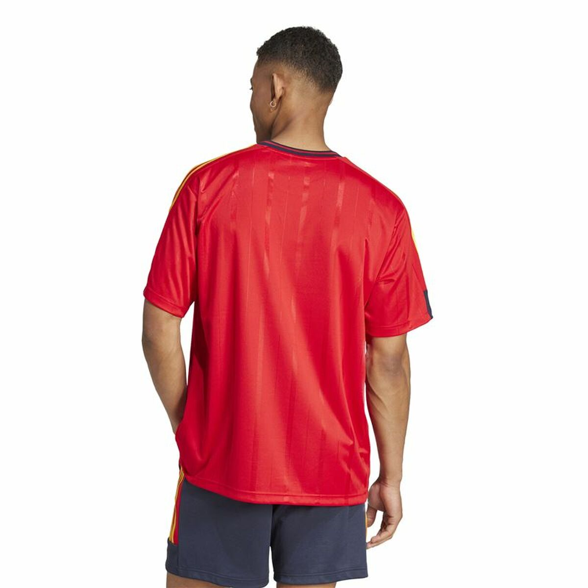 Ανδρική Μπλούζα με Κοντό Μανίκι Adidas Tiro Nations Pack Κόκκινο