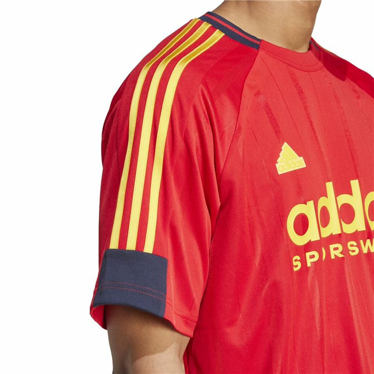 Ανδρική Μπλούζα με Κοντό Μανίκι Adidas Tiro Nations Pack Κόκκινο