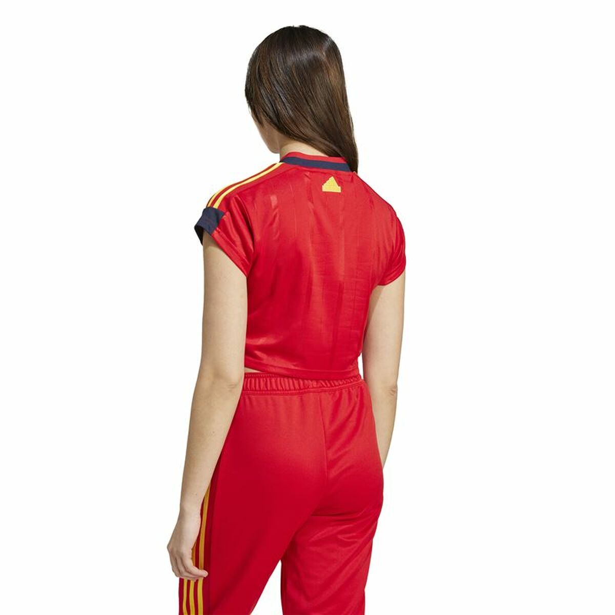 Γυναικεία Μπλούζα με Κοντό Μανίκι Adidas Tiro Cut 3  Κόκκινο