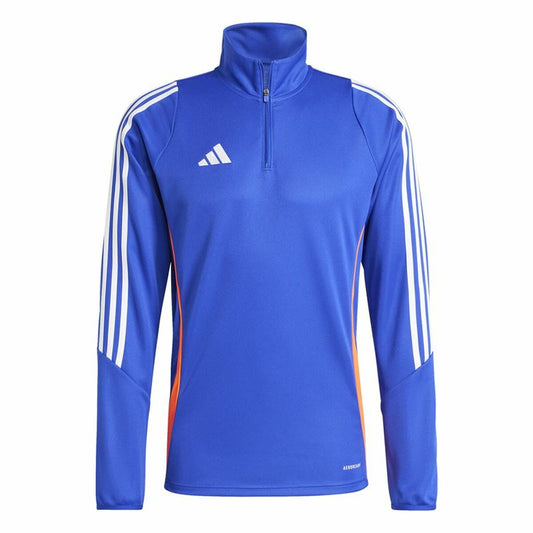 Φούτερ χωρίς Κουκούλα Adidas Tiro24 Training Μπλε