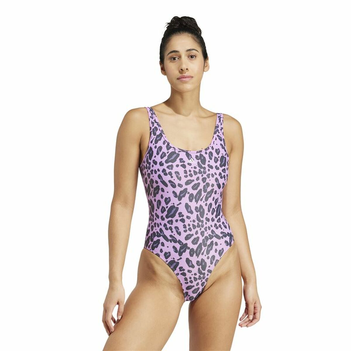 Γυναικεία Μαγιό Adidas Essentials Animal Print Ροζ