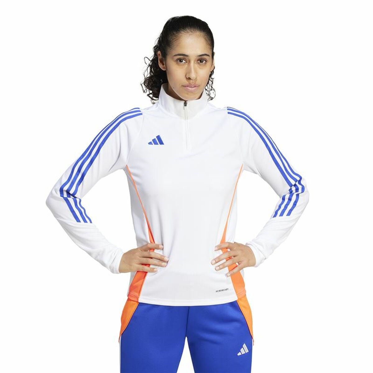 Γυναικείο χωρίς Κουκούλα Adidas Tiro24 Training Λευκό