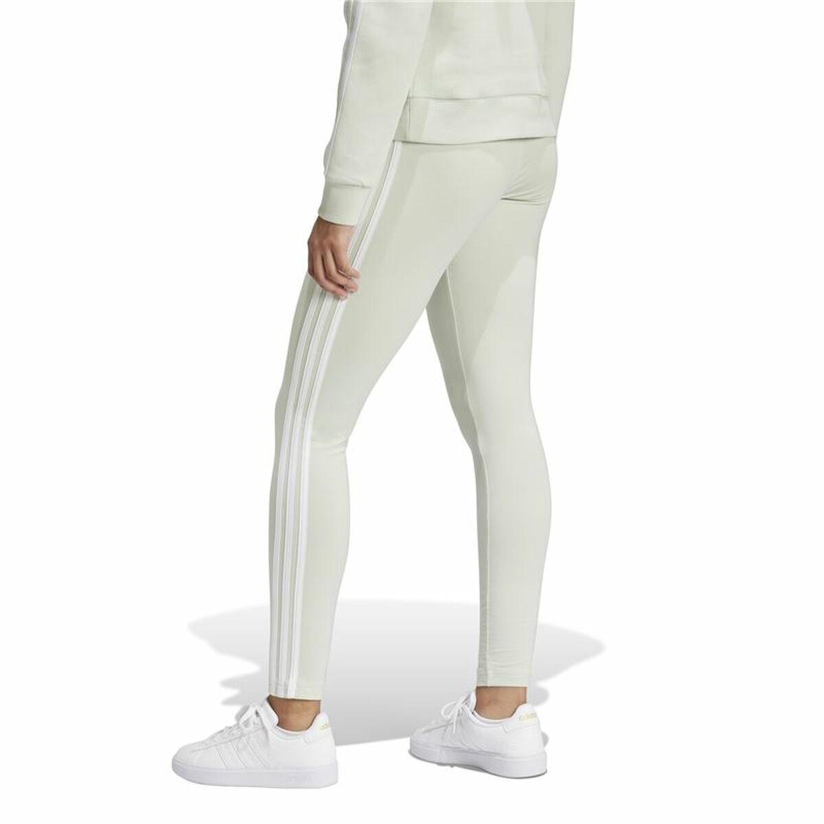 Αθλητικά Γυναικεία Κολάν Adidas Essentials 3-Stripes Πράσινο