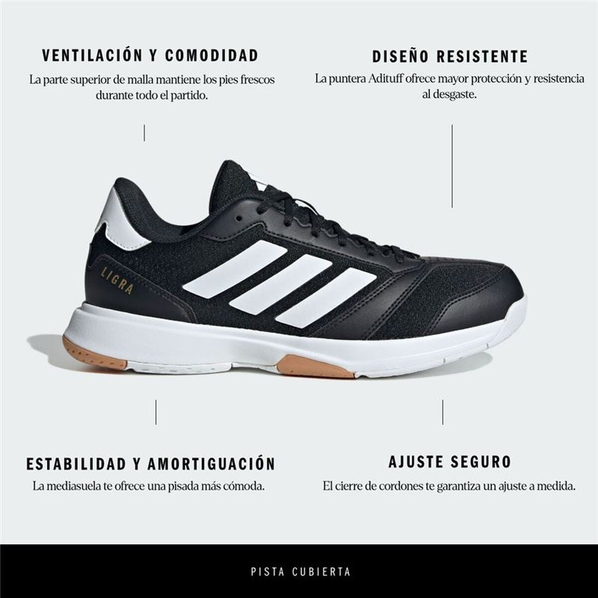 Αθλητικα παπουτσια Adidas Ligra 8 Μαύρο Άντρες
