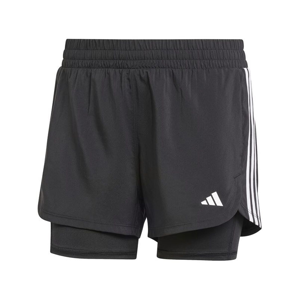 Γυναικεία Αθλητικά Σορτς Adidas Pacer Μαύρο