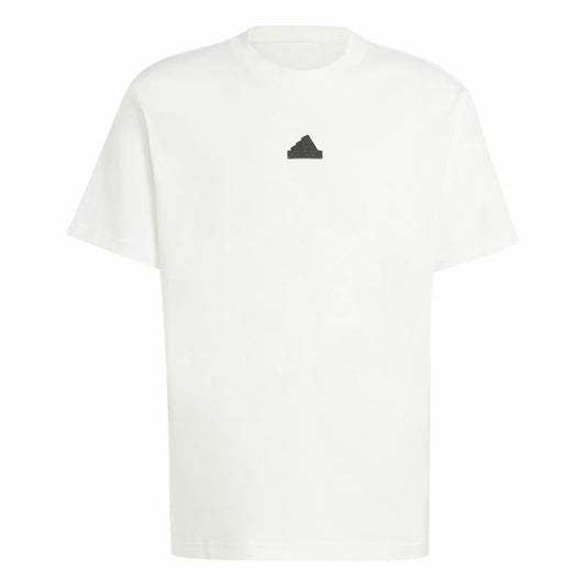 Ανδρική Μπλούζα με Κοντό Μανίκι Adidas Brand Love Λευκό
