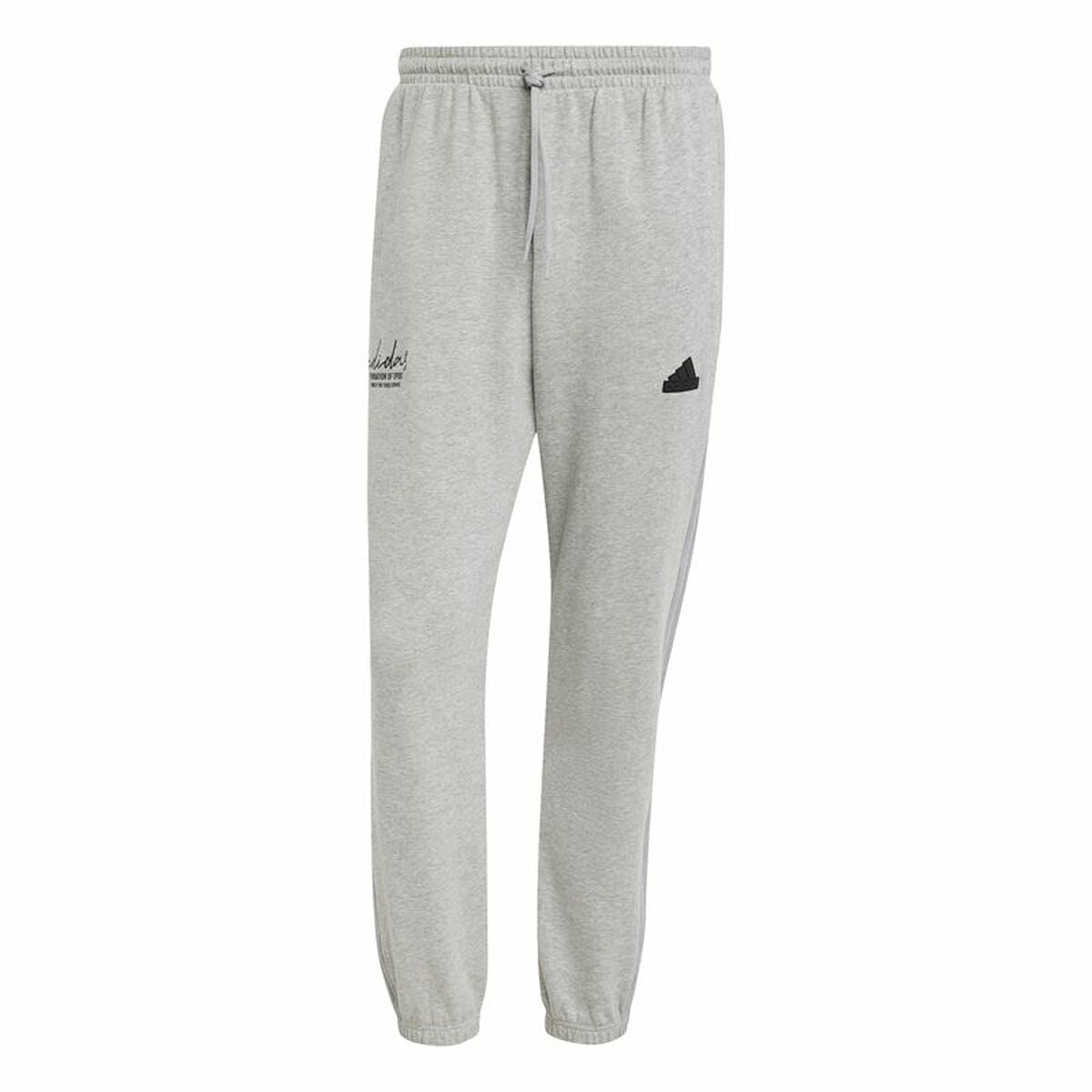 Μακρύ Αθλητικό Παντελόνι Adidas Brand Love French Terry Γκρι Άντρες