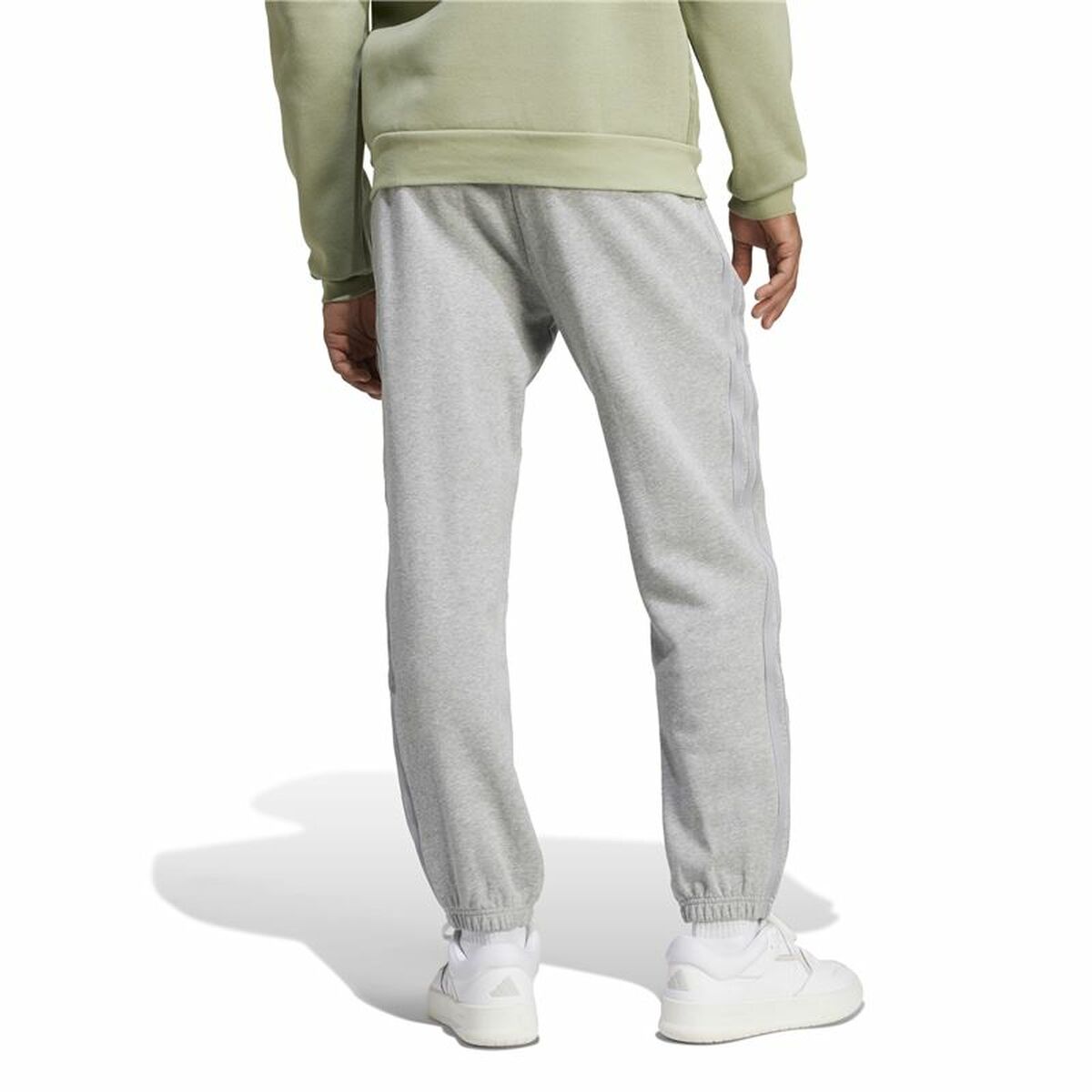 Μακρύ Αθλητικό Παντελόνι Adidas Brand Love French Terry Γκρι Άντρες