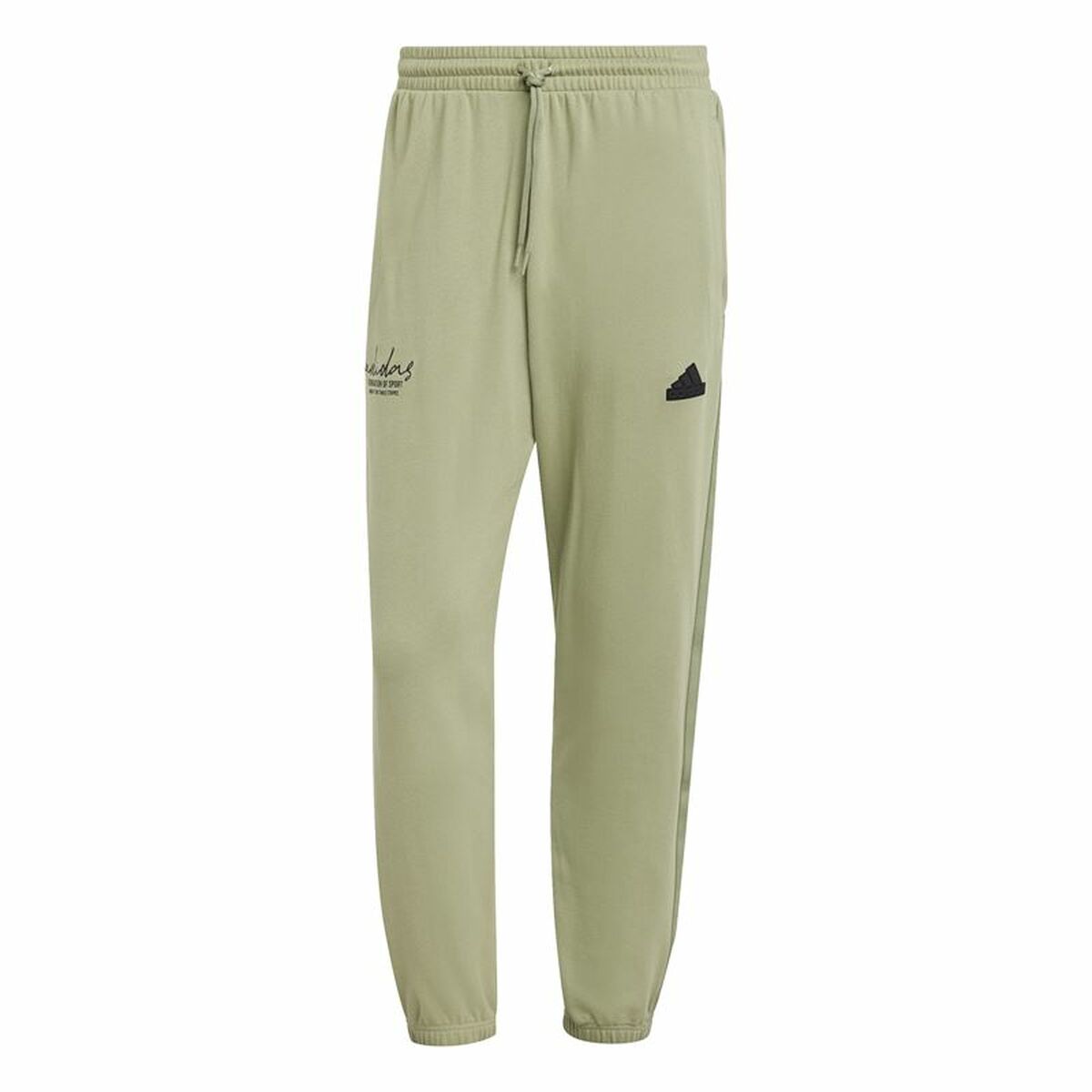 Μακρύ Αθλητικό Παντελόνι Adidas Brand Love French Terry Πράσινο Άντρες